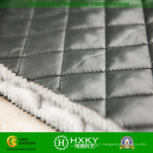 Tissu matelassé de modèle de Ripstop de polyester pour la veste ou la doublure
